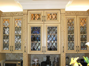 irvine, ca kitchen cabinets custom stained glass beveled glass leaded glass
